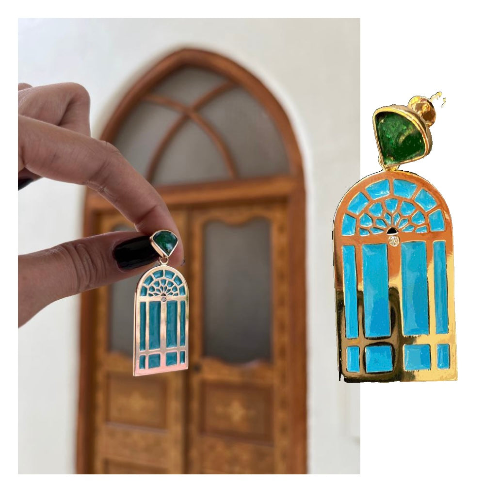 Doors to the Past Earrings