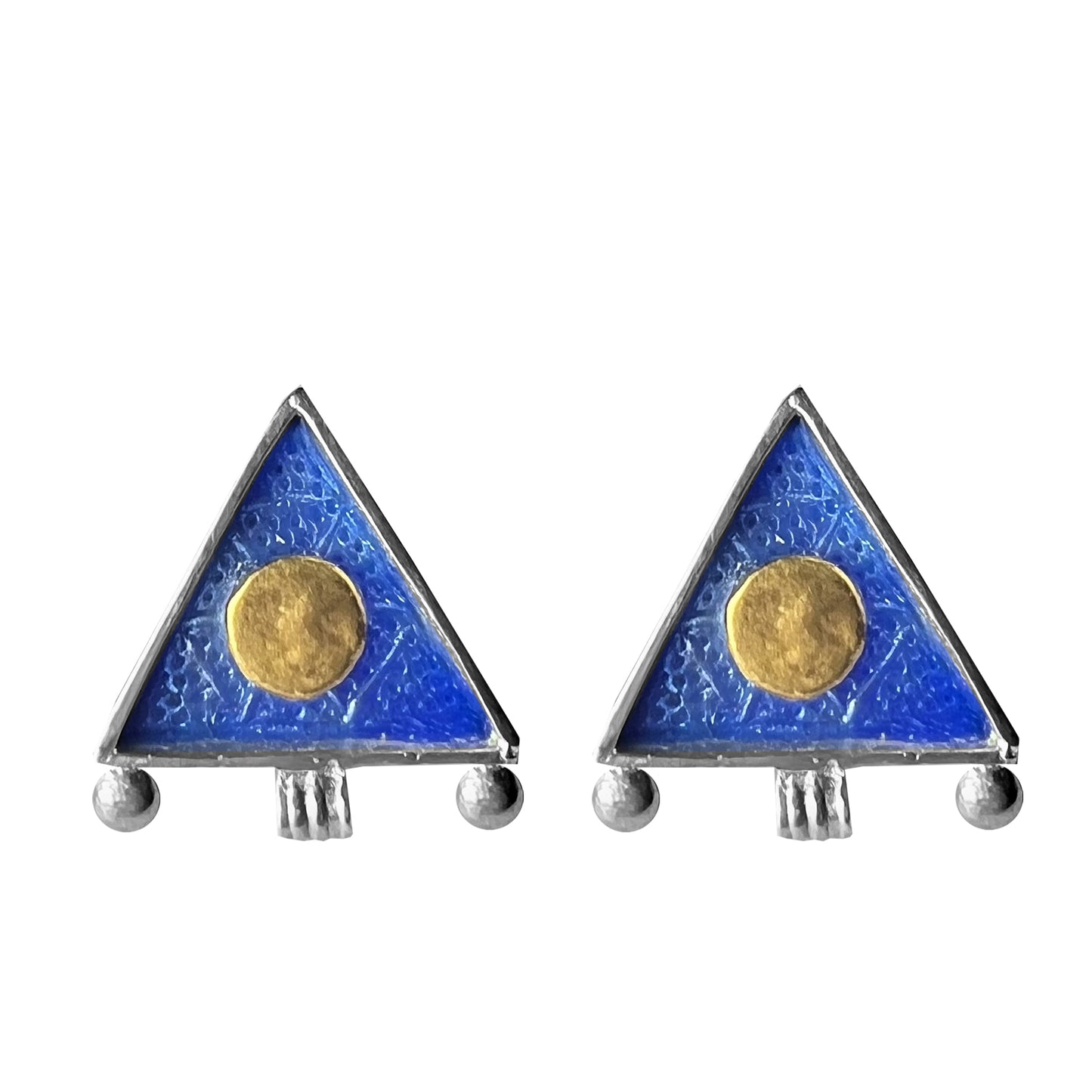 Sun Disc Earrings