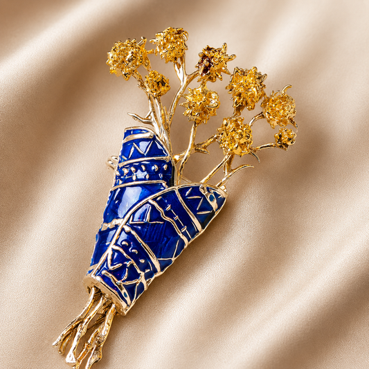 Arfaj Flower Bouquet Brooch