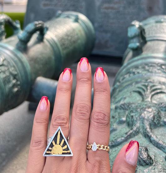 Triangle Sun Ring